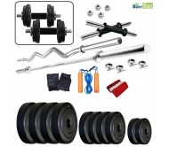 Body Maxx BM- PVC- 50 Kg Combo 14 Home Gym And Fitness Kit 4 Rods 